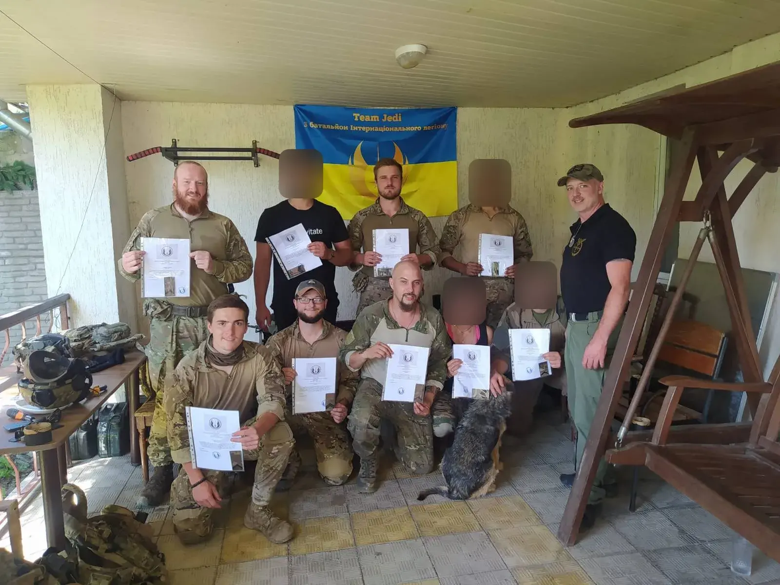 Team Jedi in the field